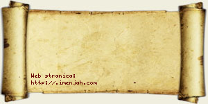 Janko Josić vizit kartica